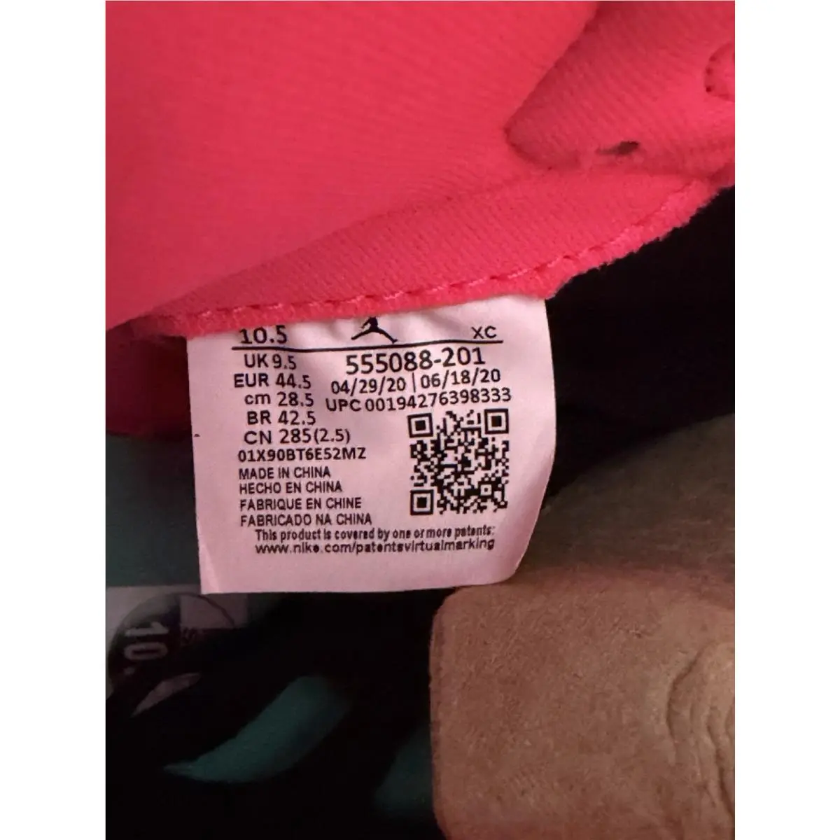 Nike shoes - Air Jordan 1 - Air - 555088 201 - Multicolor 6
