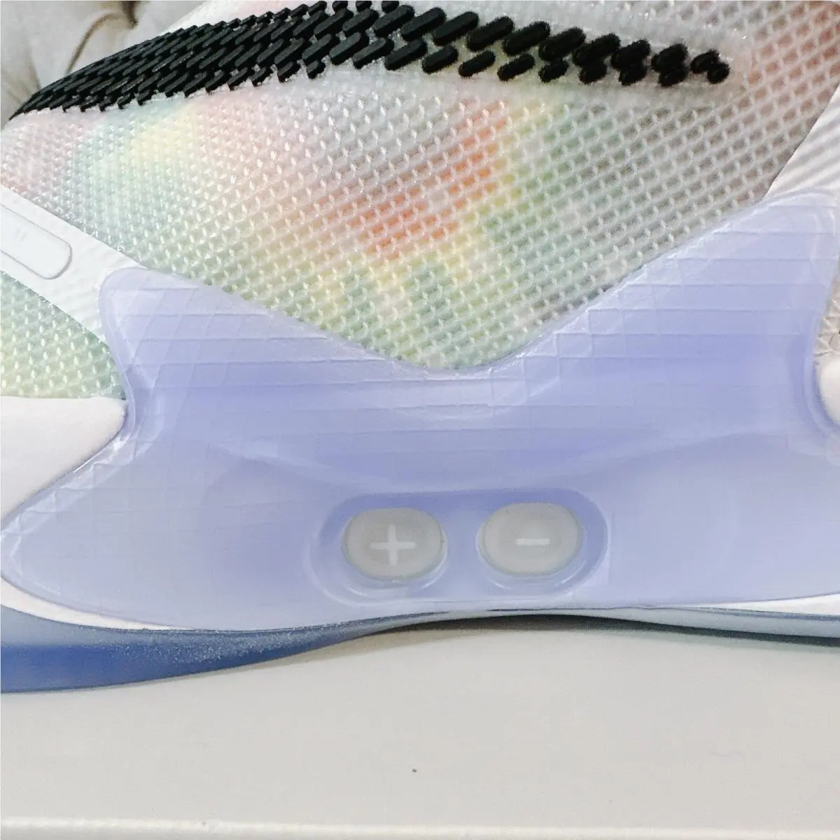 Nike shoes - Nike Adapt BB 2.0 - Adapt - BQ5397-100 - White Blue Tie Dye, Manufacturer: White/Black-Multi-Color (UPC: 193658812252) 8