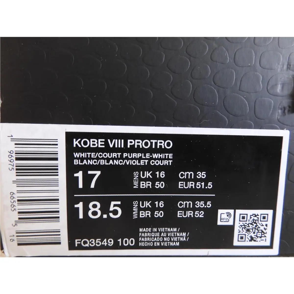 Nike shoes - Nike Kobe 8 - Kobe - FQ3549-100 - White (UPC: 196975665655) 3