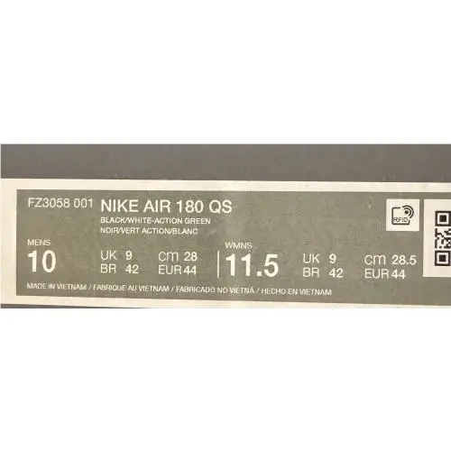Nike shoes - Nike Air Max 180 - Air Max - FZ3058-001 - Black 10