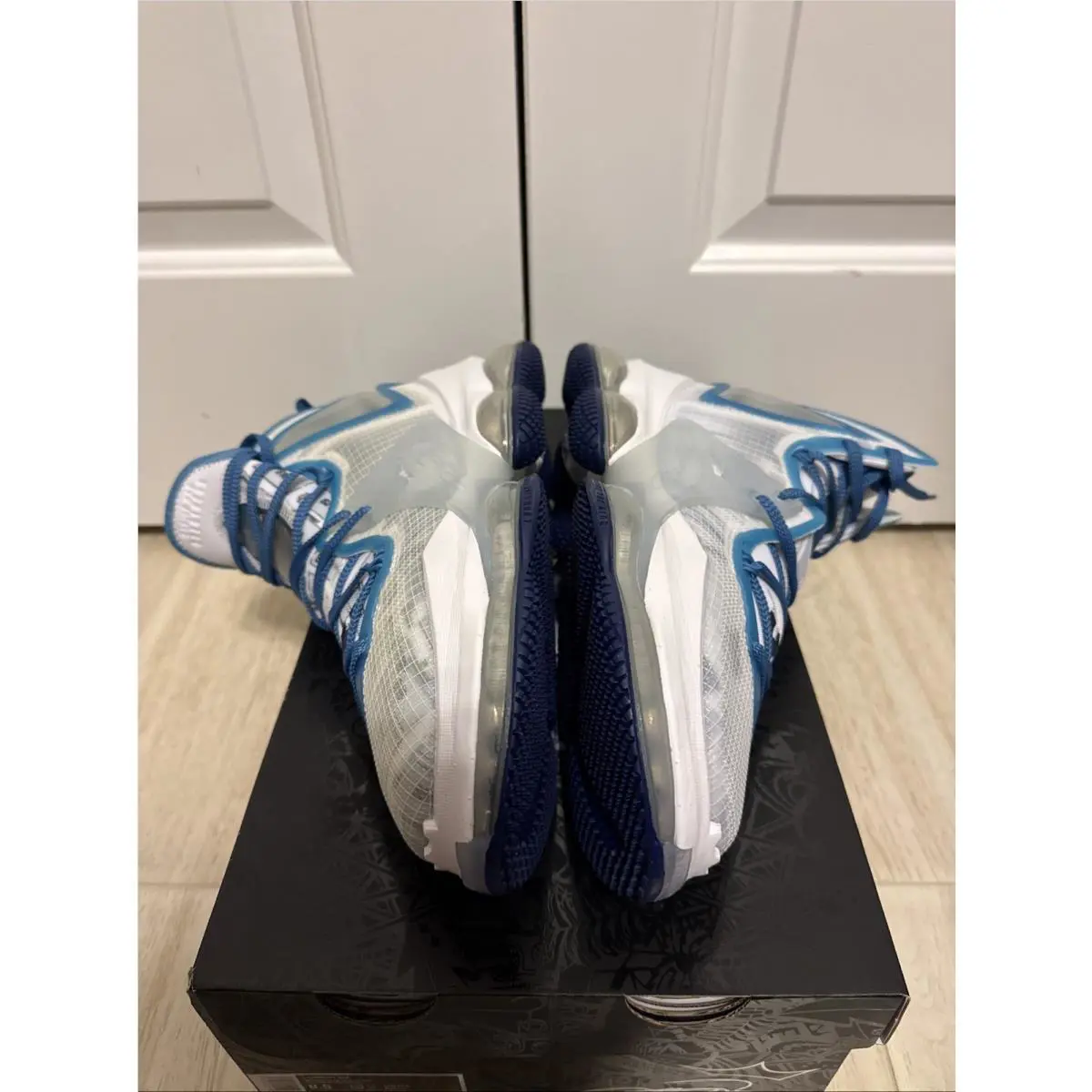 Nike shoes - Nike Lebron 19 Space Jam - DC9338-100 - White/Dutch Blue-Blue Void (UPC: 0195242107188) 2
