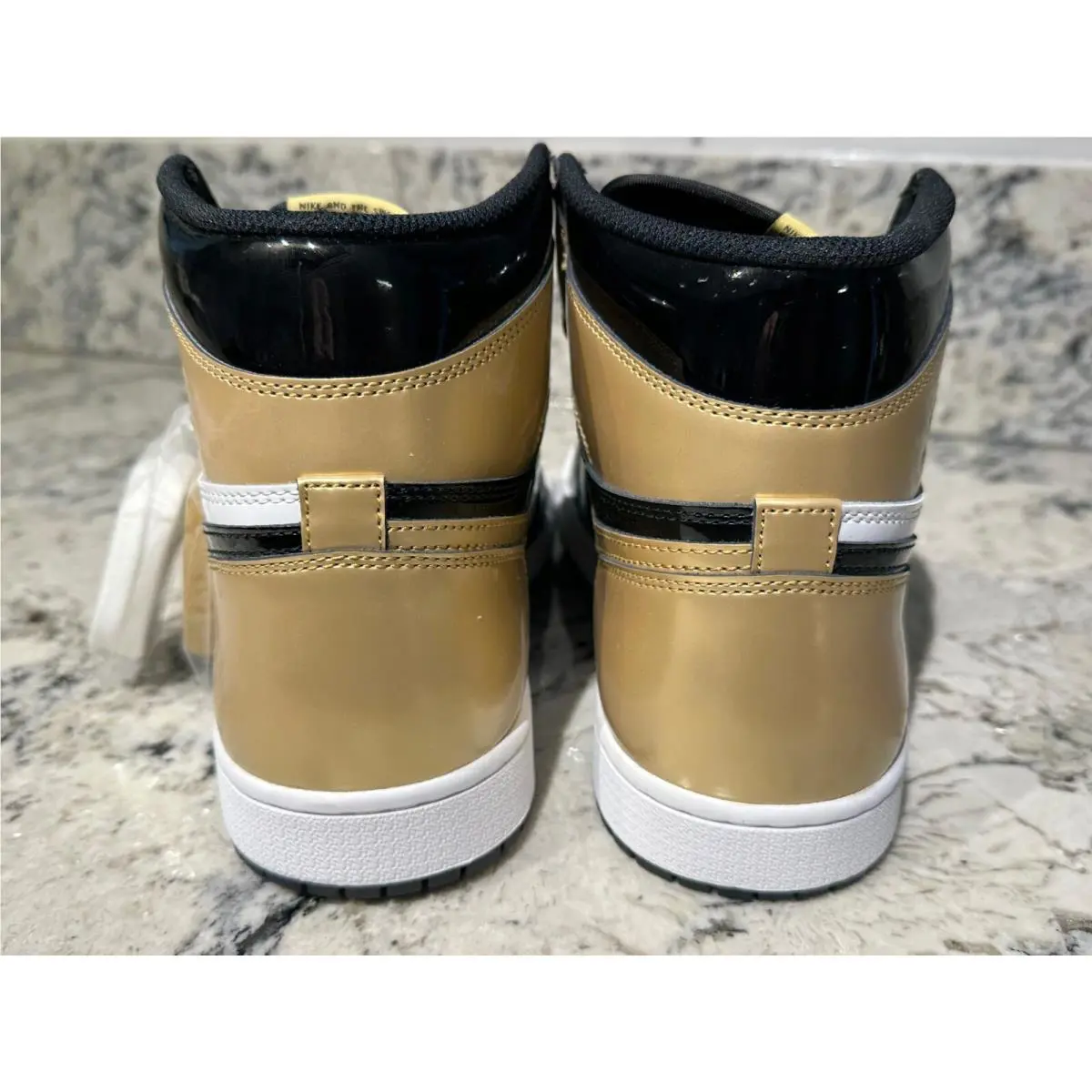 Nike shoes - Air Jordan 1 - Air - 861428-007 - Gold (UPC: 0191887134077) 5