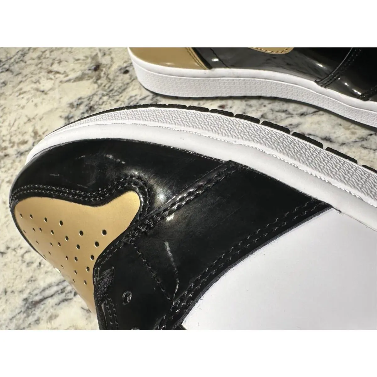 Nike shoes - Air Jordan 1 - Air - 861428-007 - Gold (UPC: 0191887134077) 10