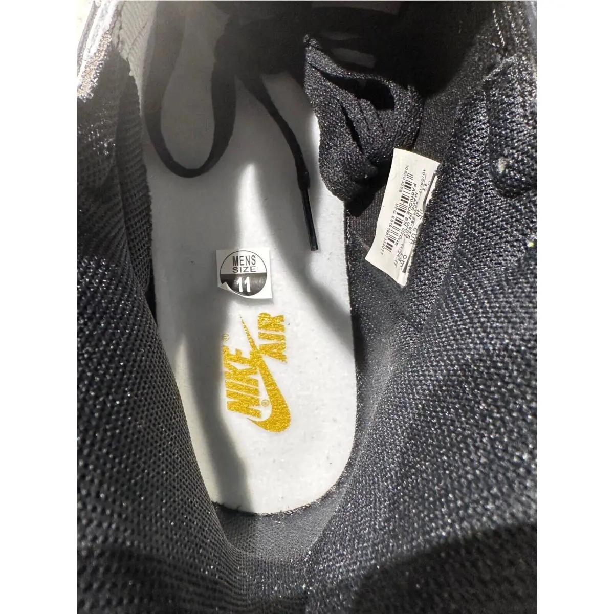 Nike shoes - Air Jordan 1 - Air - 861428-007 - Gold (UPC: 0191887134077) 12