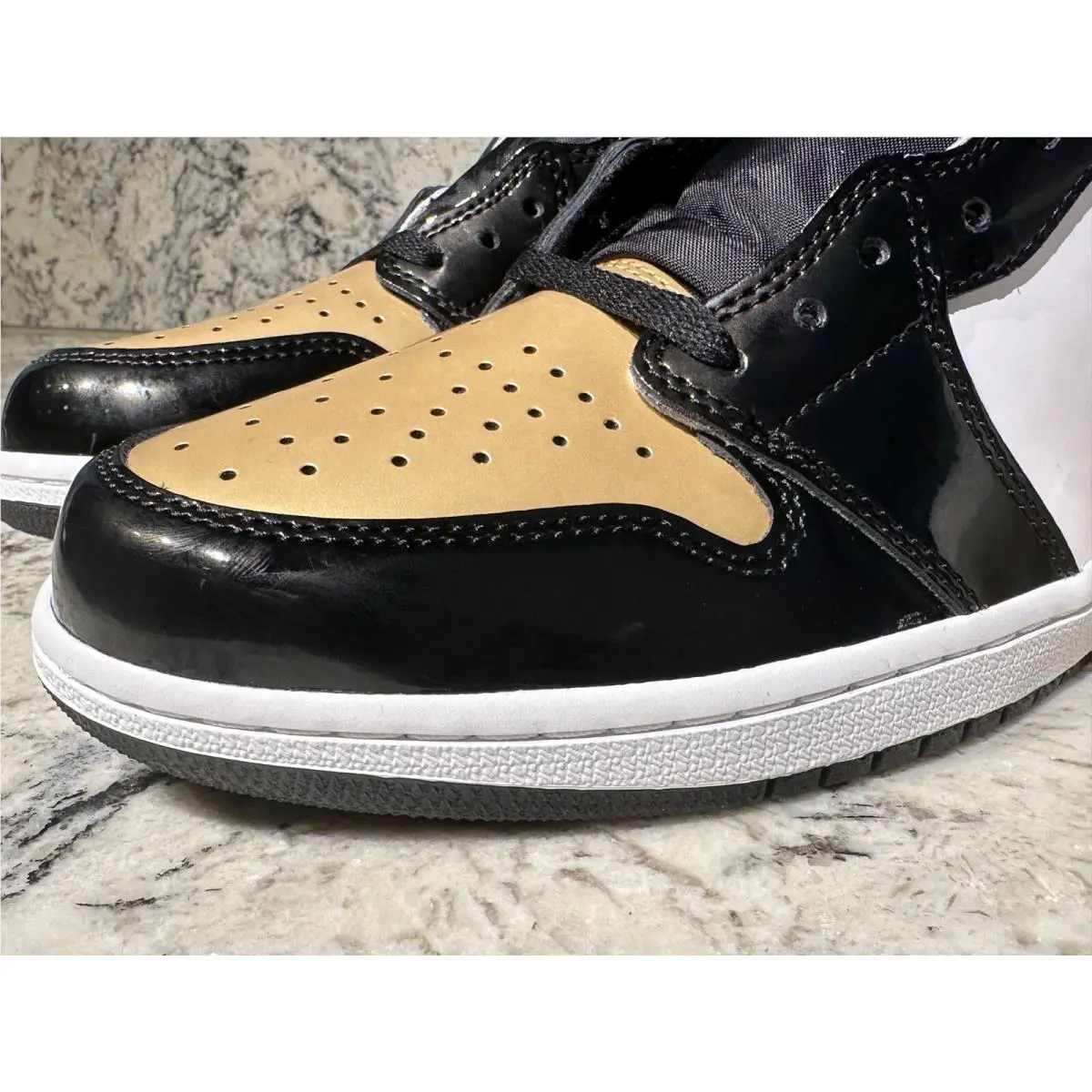 Nike shoes - Air Jordan 1 - Air - 861428-007 - Gold (UPC: 0191887134077) 3