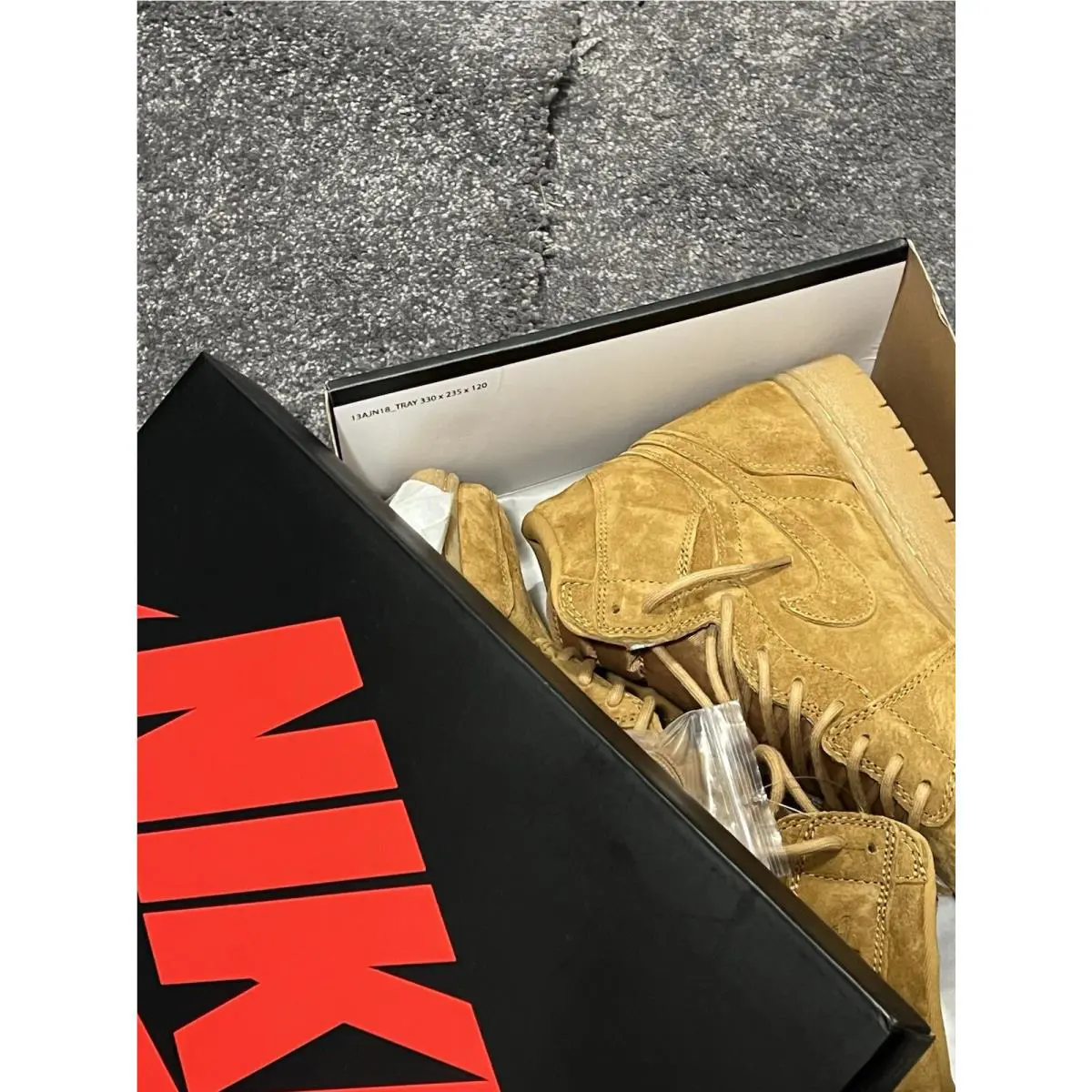 Nike shoes - Air Jordan 1 - Air - 555088-710 - Brown (UPC: 0659658530454) 4