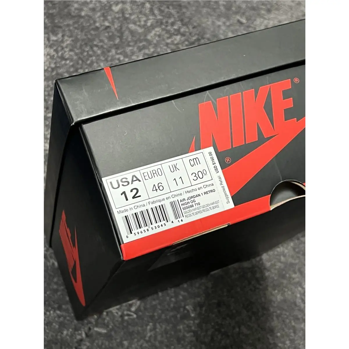 Nike shoes - Air Jordan 1 - Air - 555088-710 - Brown (UPC: 0659658530454) 5