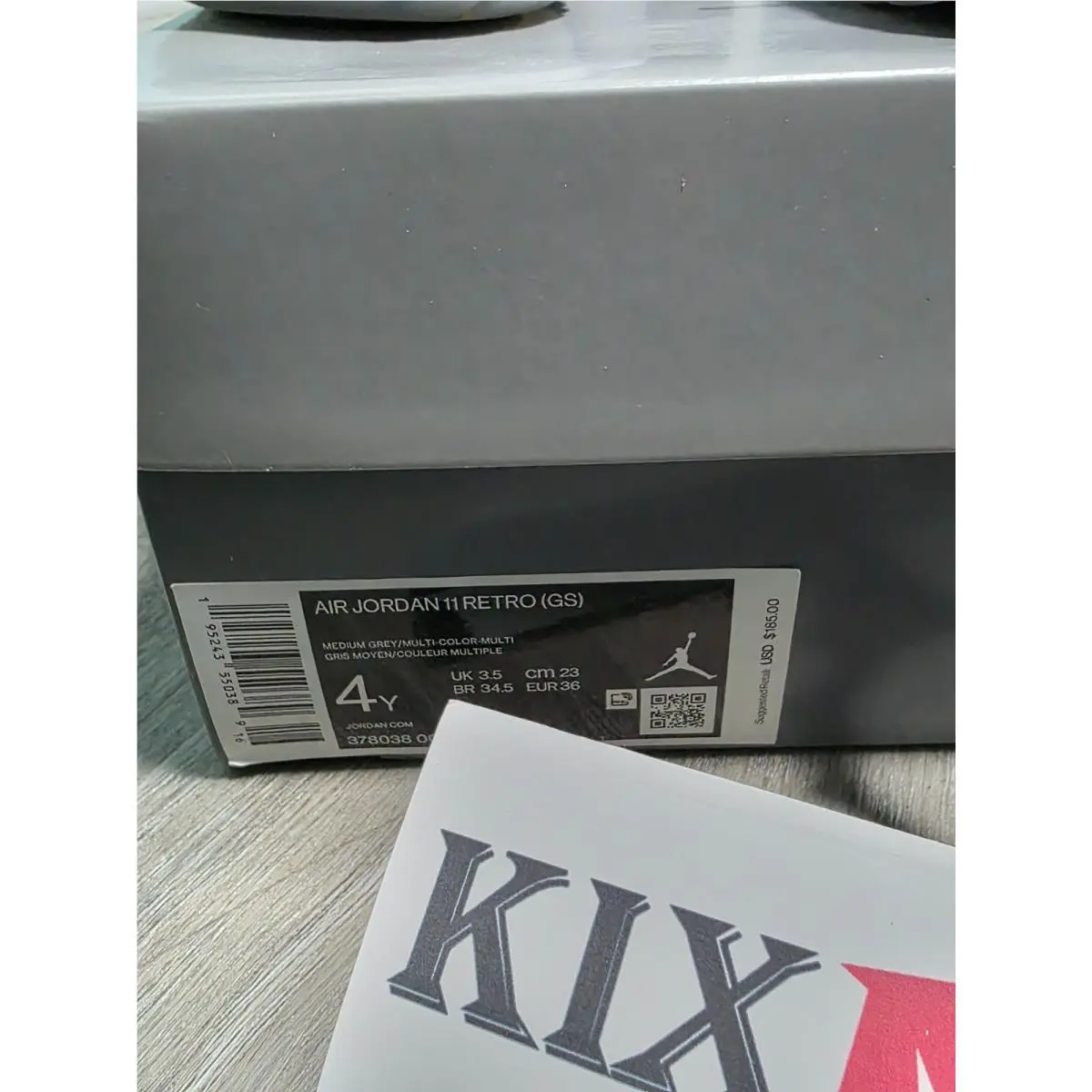 Nike shoes - Air Jordan 11 - Air - 378038-005 - Gray 8