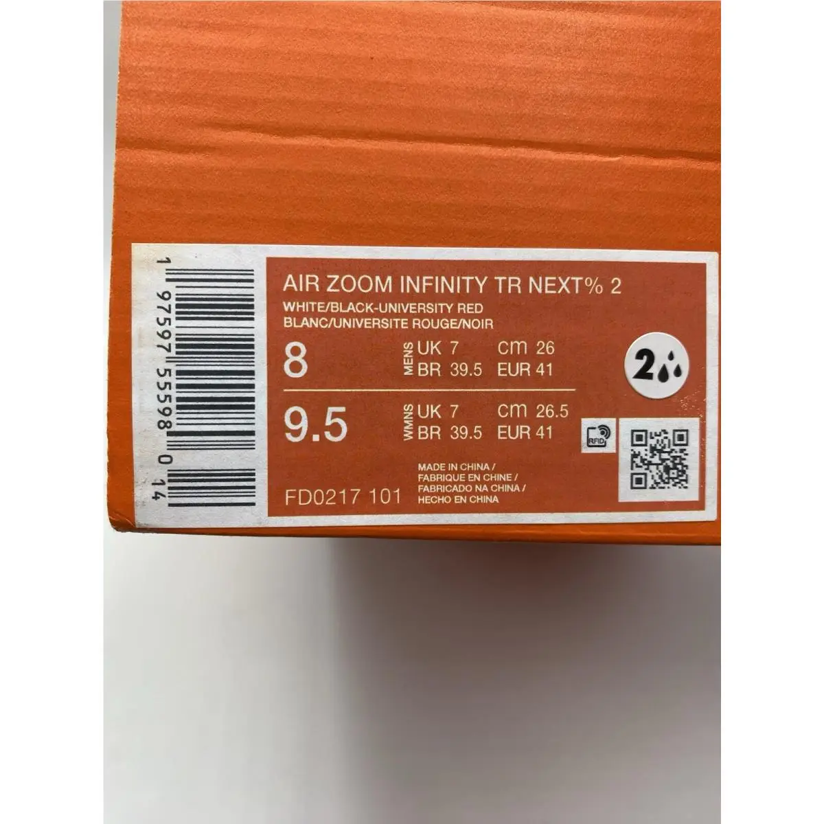 Nike shoes - Nike Infinity - Infinity - FD0217 101 - White/Black-University Red (UPC: 197597555980) 6