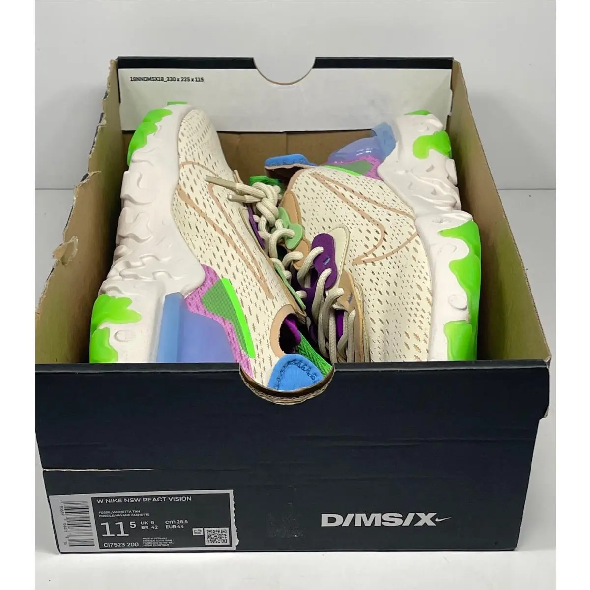 Nike shoes - Nike React Vision - React Vision - CI7523-200 - FOSSIL VACHETTA TAN (UPC: 193659044768) 9
