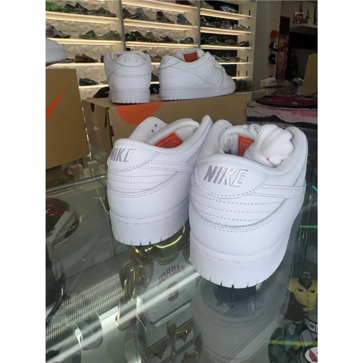 Nike shoes - Nike SB Dunk - Dunk - FJ1674-100 - White, Manufacturer: White/White/White/White 1