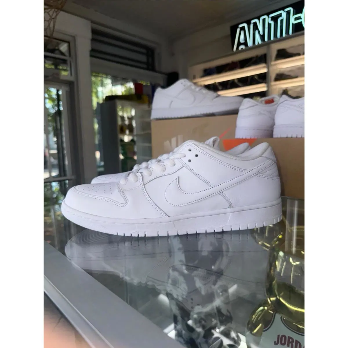 Nike shoes - Nike SB Dunk - Dunk - FJ1674-100 - White, Manufacturer: White/White/White/White 0