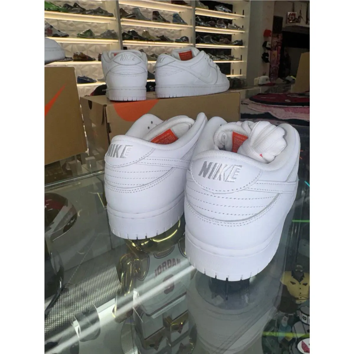 Nike shoes - Nike SB Dunk - Dunk - FJ1674-100 - White, Manufacturer: White/White/White/White 1