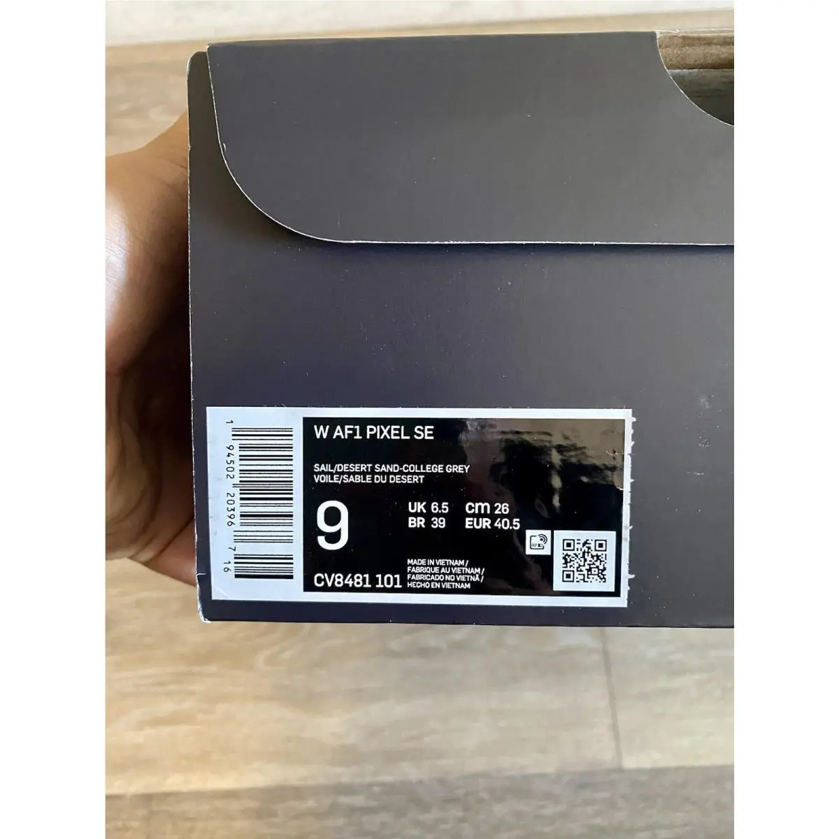 Nike shoes - Nike Air Force 1 Pixel SE - CV8481-101 - White-Desert Sand-College Grey (UPC: 0194502203967) 10
