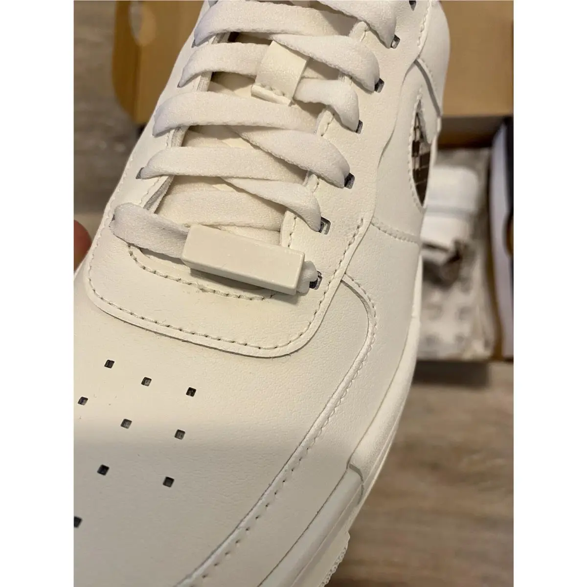Nike shoes - Nike Air Force 1 Pixel SE - CV8481-101 - White-Desert Sand-College Grey (UPC: 0194502203967) 9