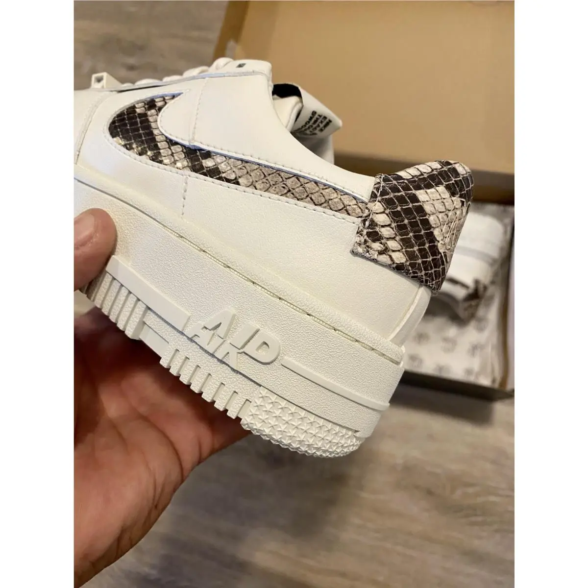 Nike shoes - Nike Air Force 1 Pixel SE - CV8481-101 - White-Desert Sand-College Grey (UPC: 0194502203967) 1