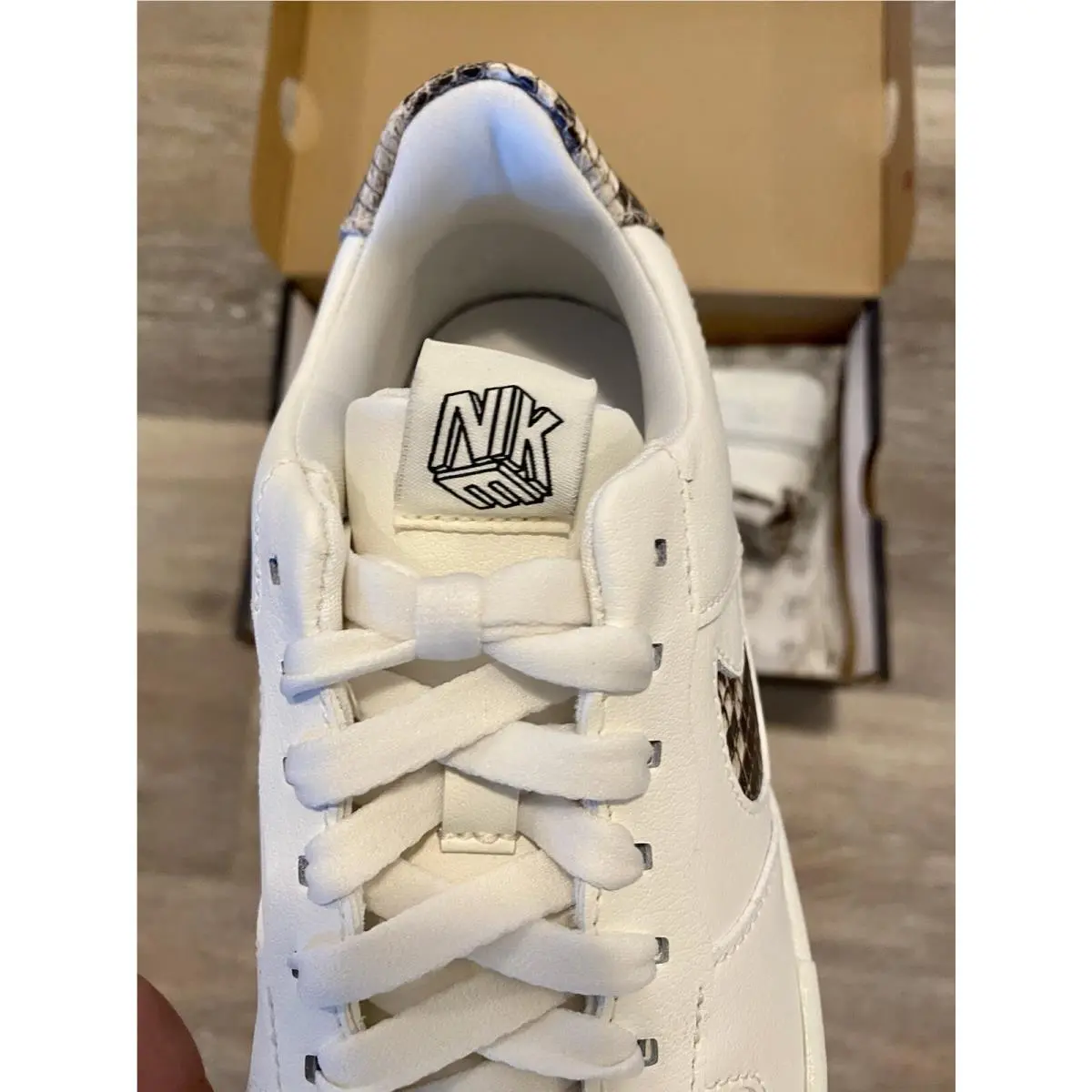 Nike shoes - Nike Air Force 1 Pixel SE - CV8481-101 - White-Desert Sand-College Grey (UPC: 0194502203967) 4