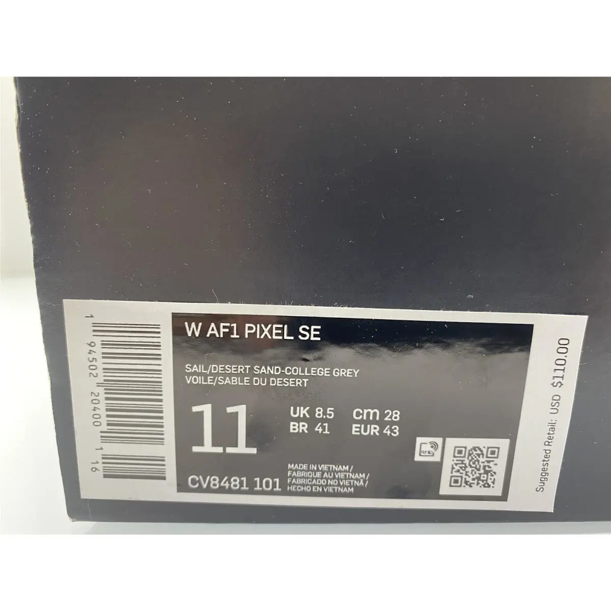 Nike shoes - Nike AF1 Pixel - Pixel - CV8481-101 - Sail/Desert Sand-College Grey 10