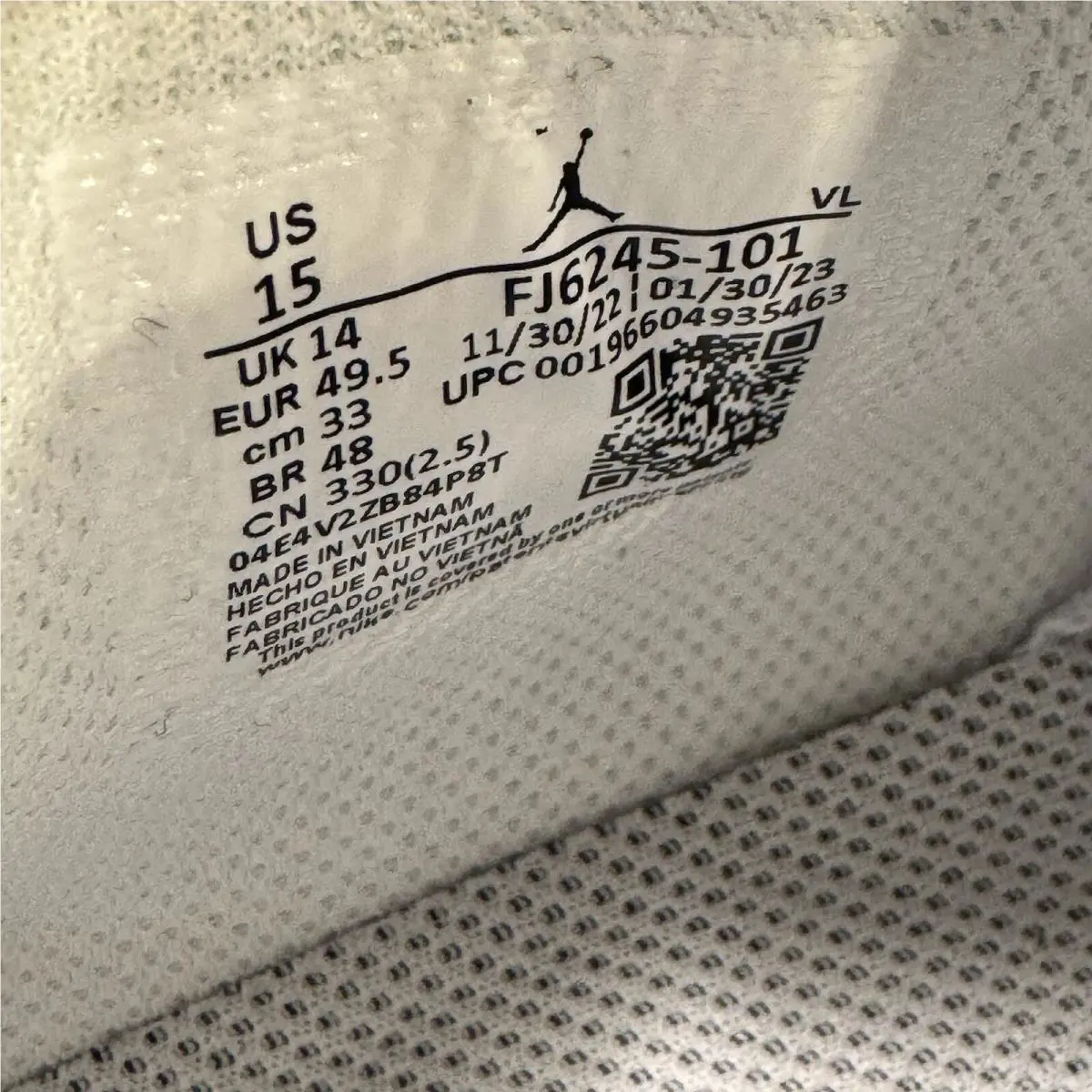 Nike shoes - Nike Jordan 1 - FJ6245-101 - White 4
