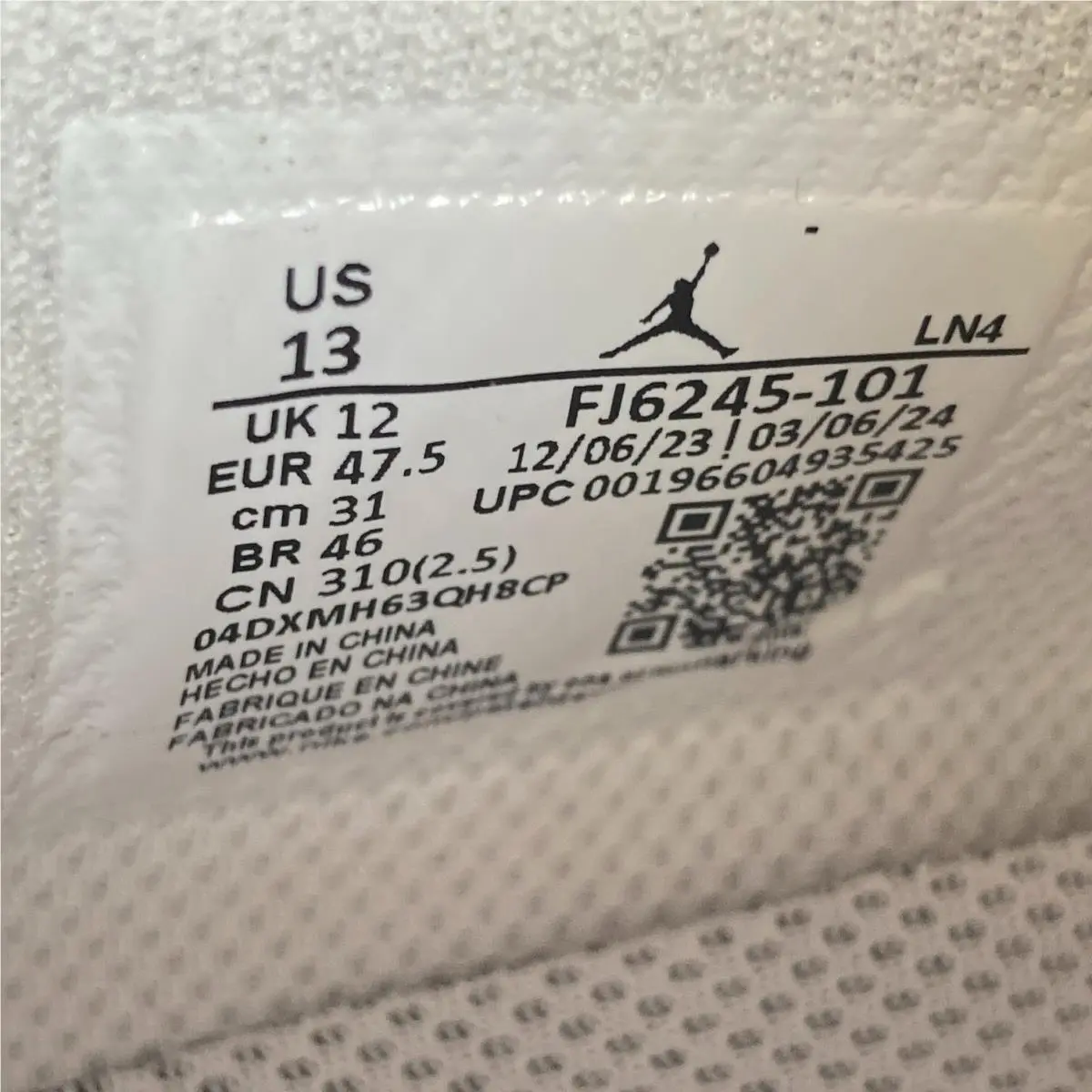 Nike shoes - Air Jordan 1 Low TD - FJ6245-101 - White 9