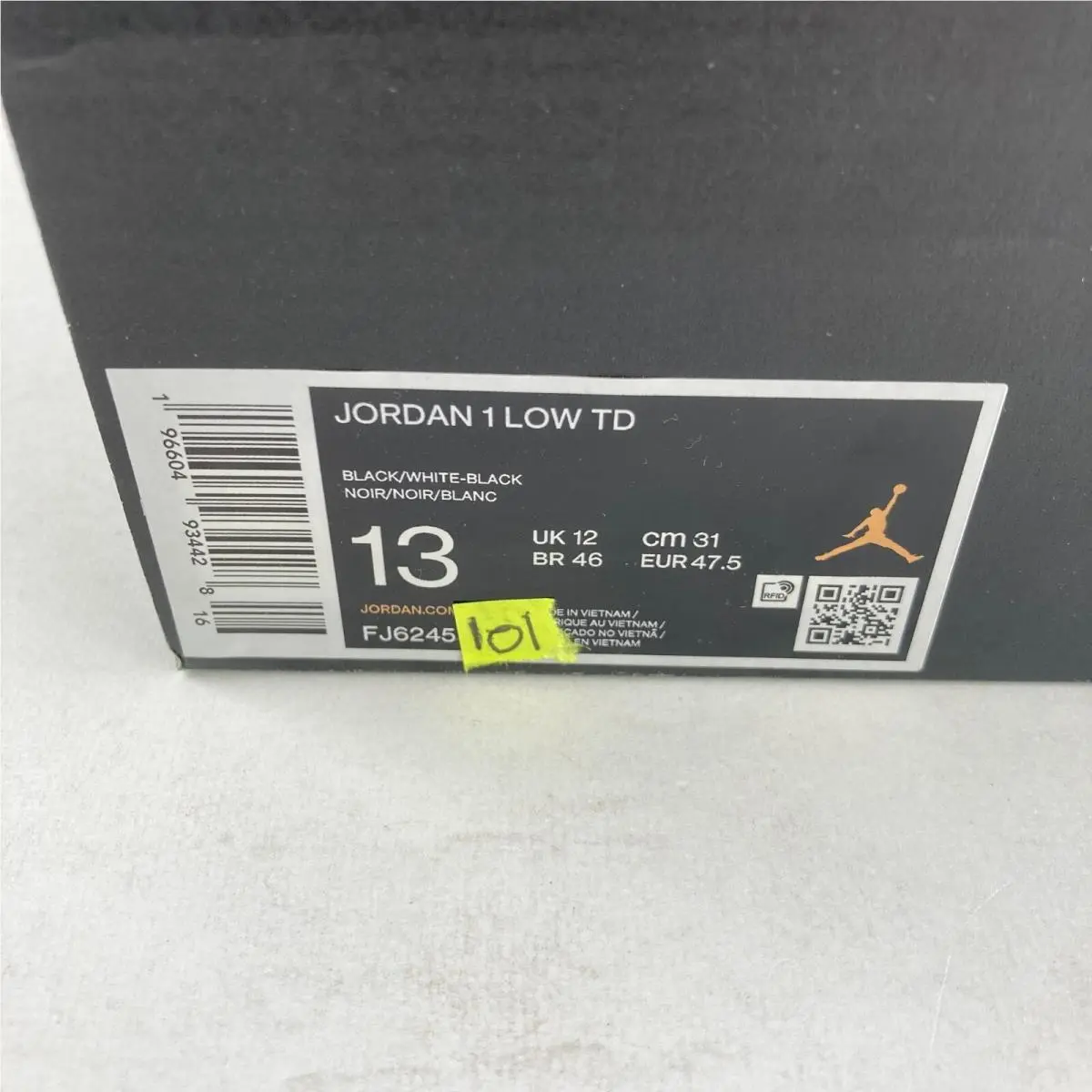 Nike shoes - Air Jordan 1 Low TD - FJ6245-101 - White 0