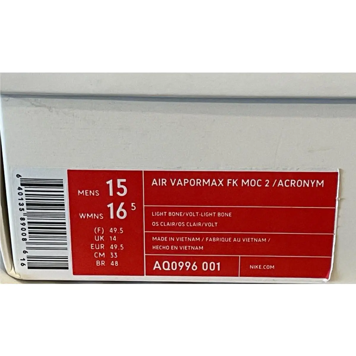 Nike shoes - Nike Air VaporMax MOC - Air VaporMax MOC - DD3054-001 - Brown (UPC: 640135890086) 6