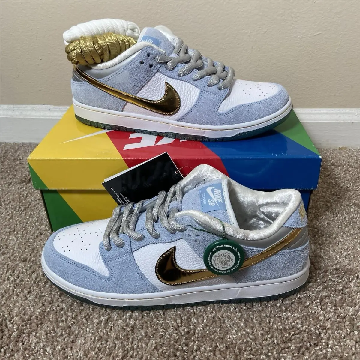 Nike SB Dunk Low Pro QS Sean Cliver Mens Size 10.5 Holiday Special DC9936100