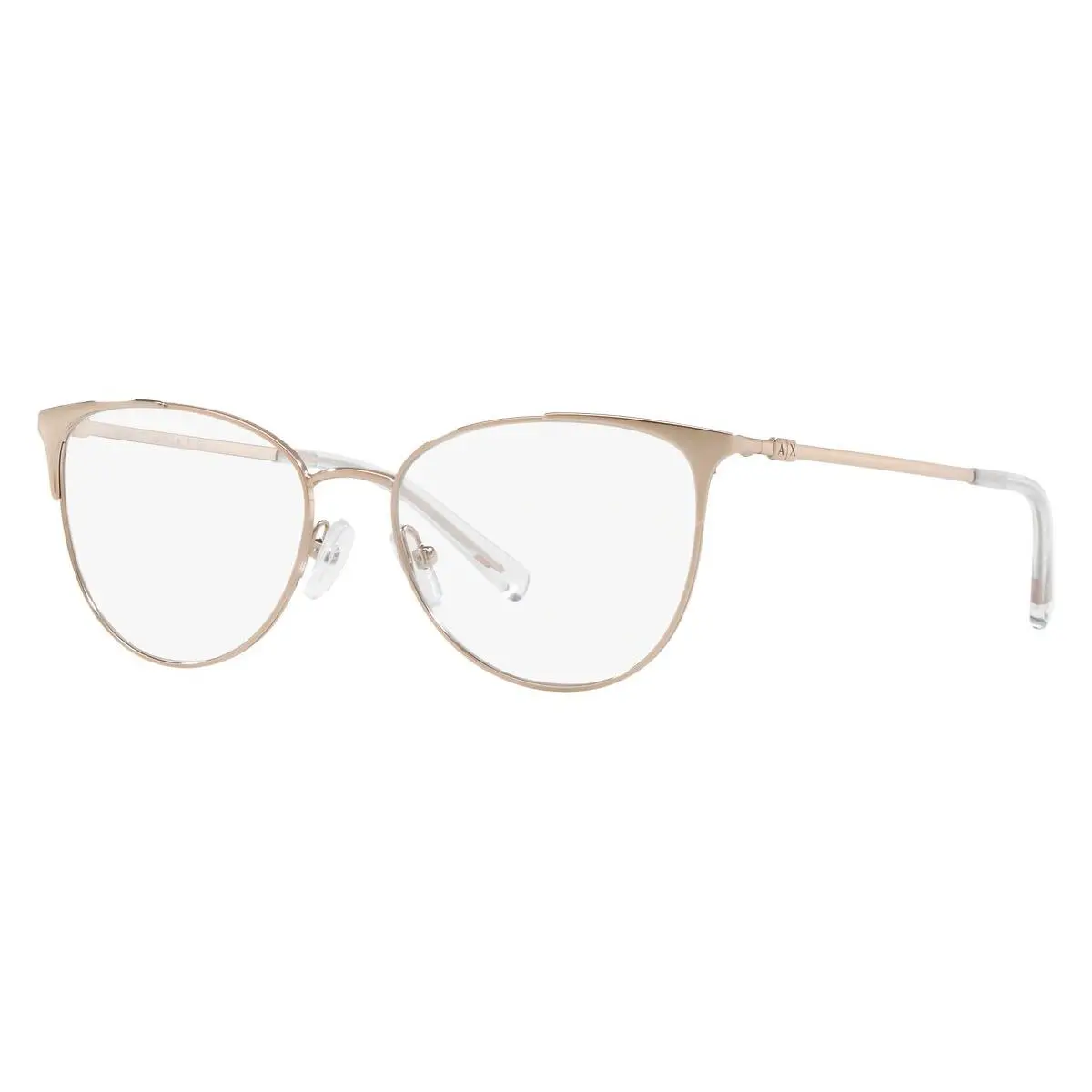 Armani Exchange Cat Eye Woman Eyeglasses 0AX1034 6103 52mm Rose Gold