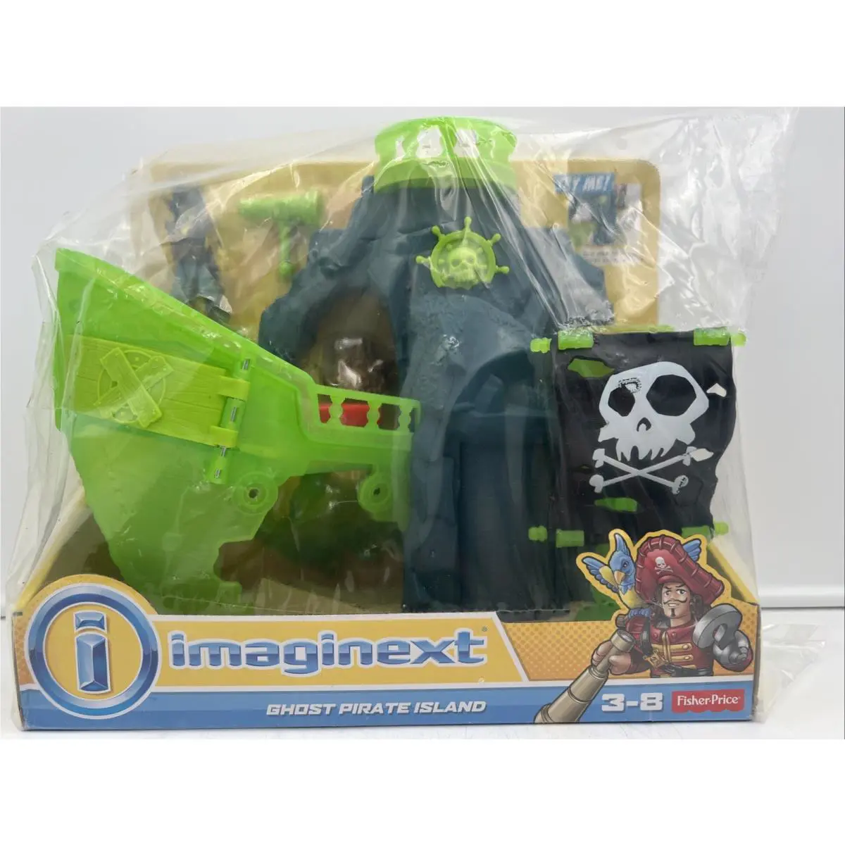 Imaginext Ghost Pirate Island Playset by Fisher Price IN Package Rare