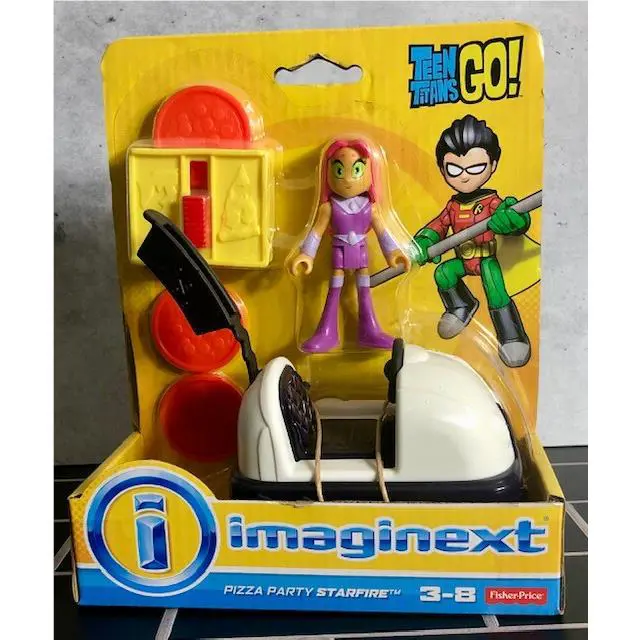 Pizza Party Starfire Rare Teen Titans GO Imaginext 2016 Retired