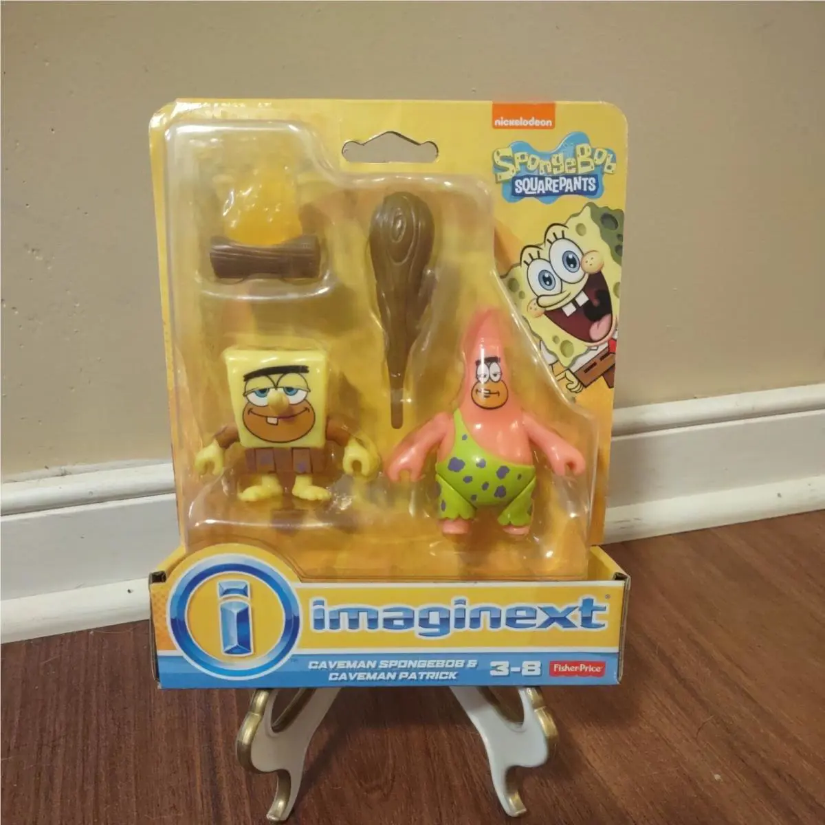 Fisher Price Spongebob Squarepants Imaginext Caveman Patrick Spongebob Set