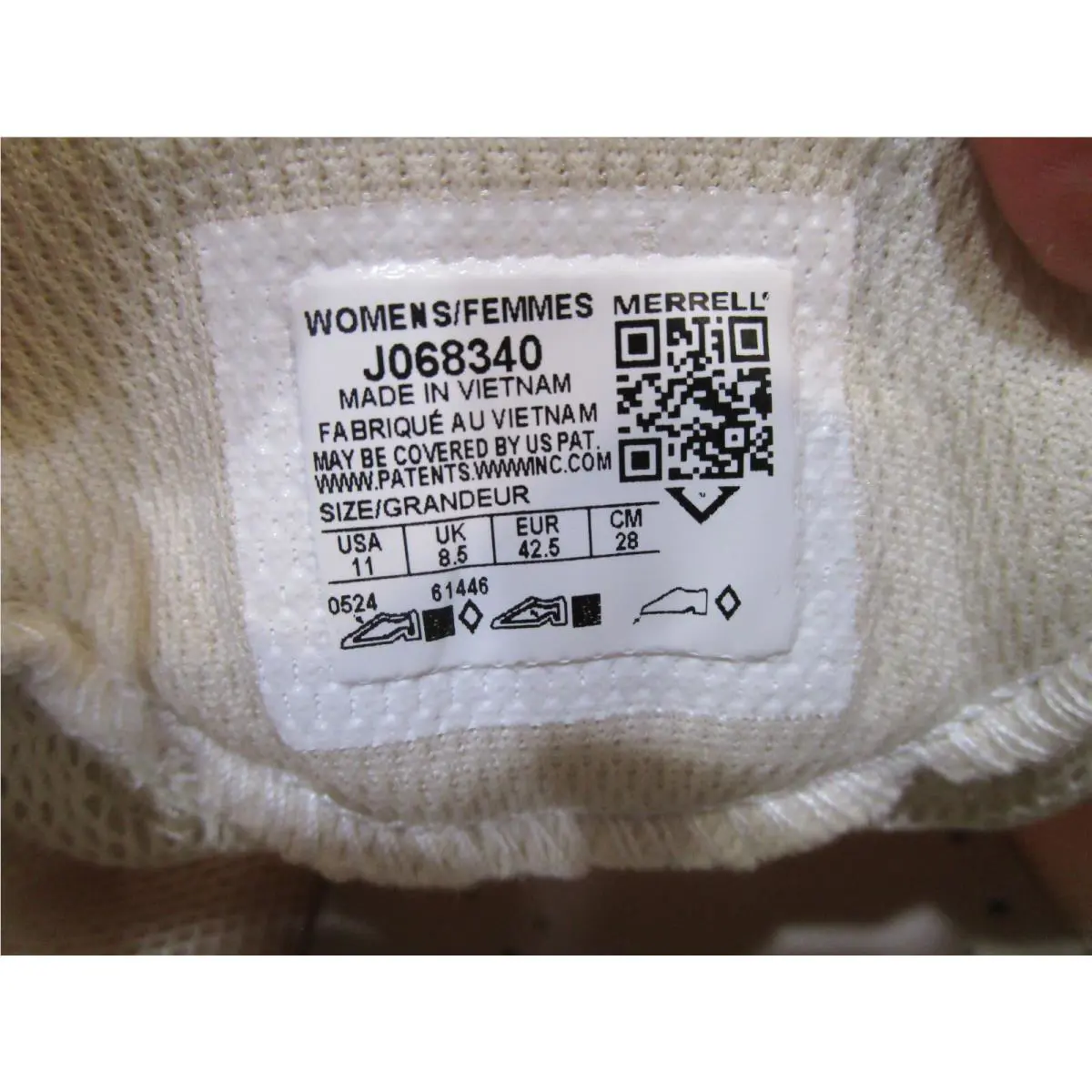 Merrell shoes - J068340 - J068340 - Cream/Light Peach 4