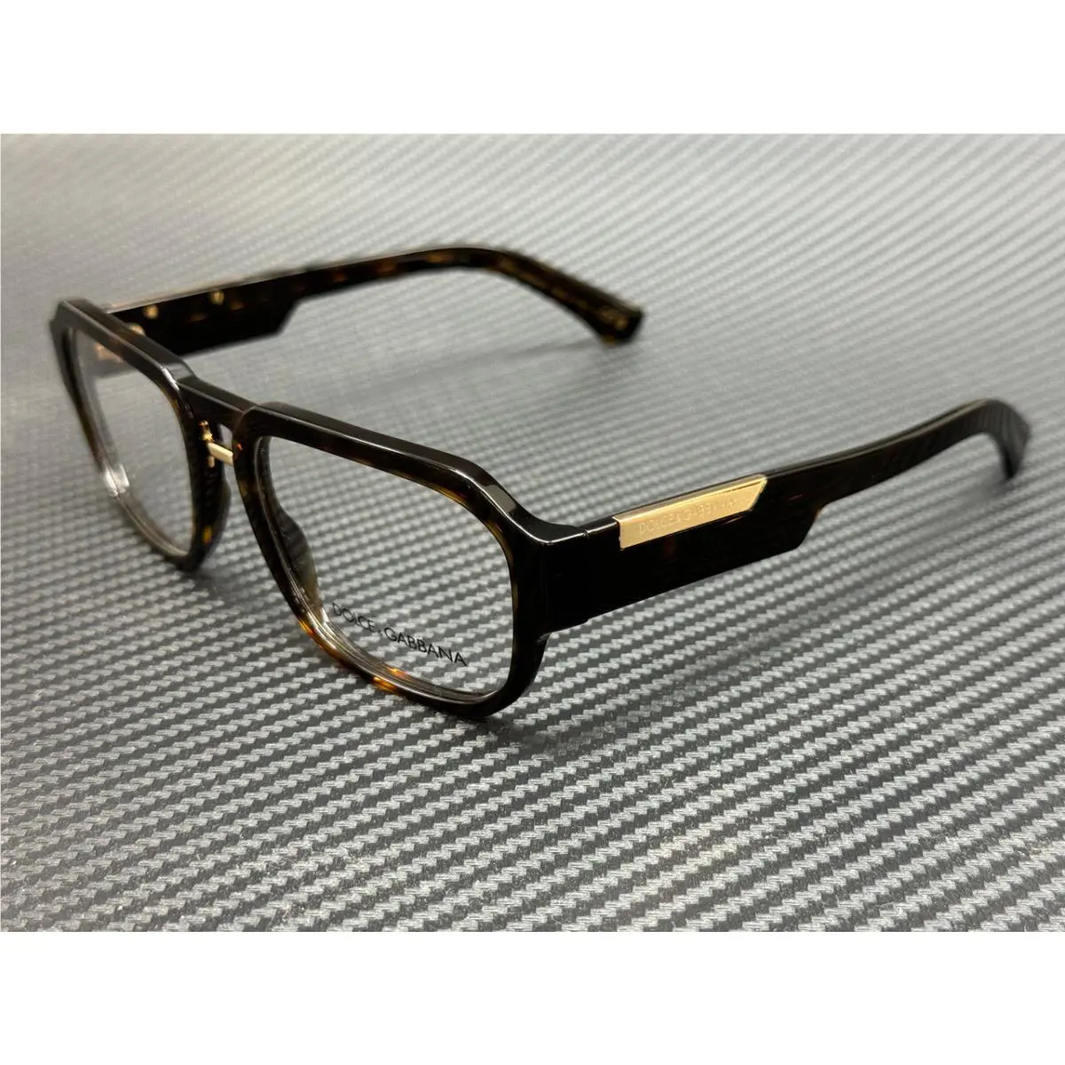 Dolce Gabbana DG3389 502 Havana Brown Men`s 53 mm Eyeglasses