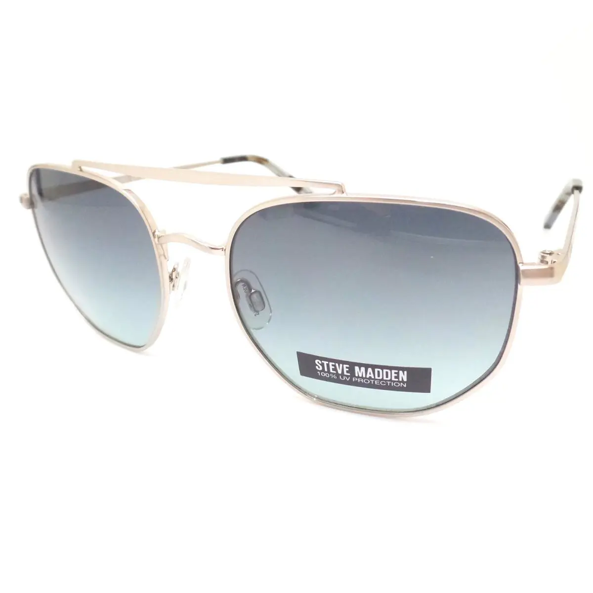 Cutler Pale Gold Grey Blue Fade 54mm Sunglasses by Steve Madden