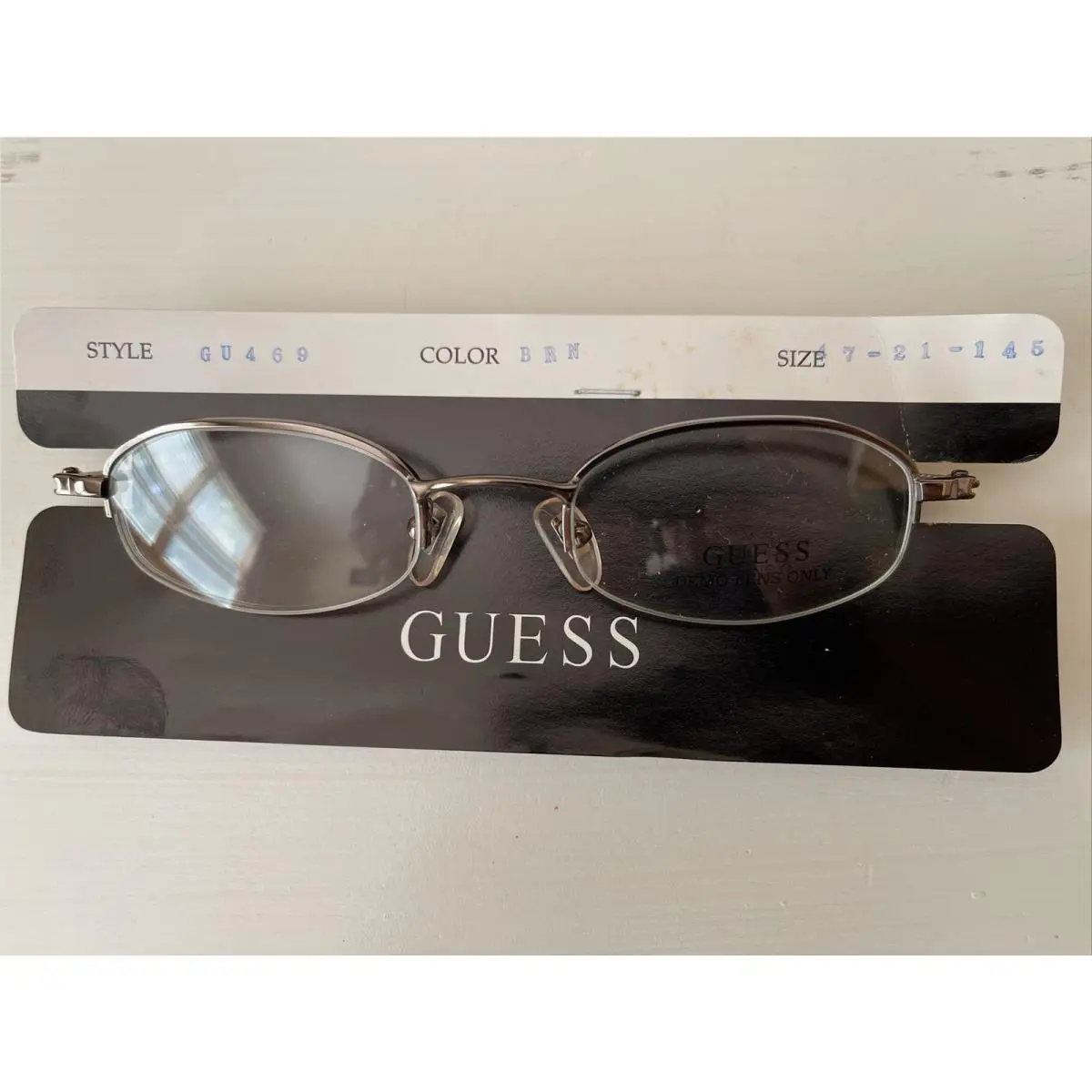 Guess GU469 Semi-rimless V4523 Eyeglasses Frames - Eyewear