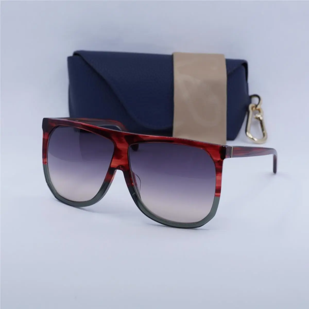 Loewe LW40001F 68B Red/grey/grey Gradient 63-9-145 Sunglasses