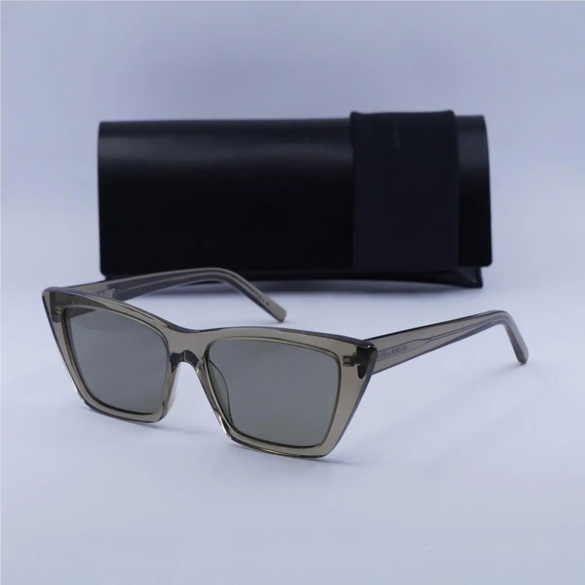 Saint Laurent SL 276 Mica 045 Transparent Brown/grey 55-16-145 Sunglasses by Yves Saint Laurent