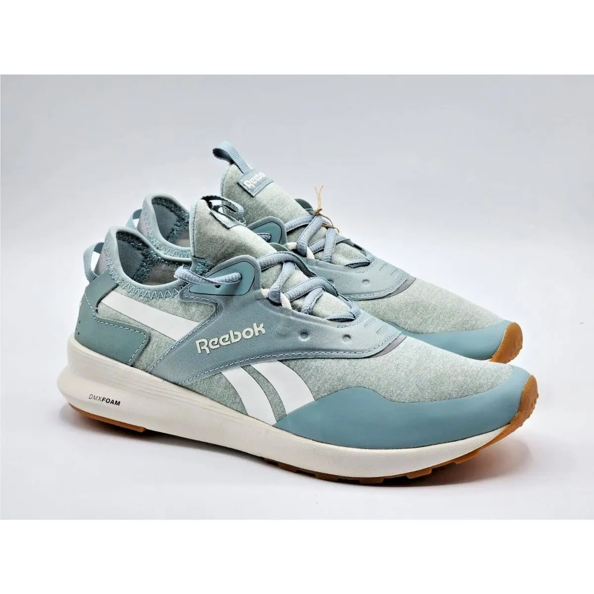 Reebok Spark Run Women`s Sneakers - Seaside Grey/chalk/silver Metallica - US 7