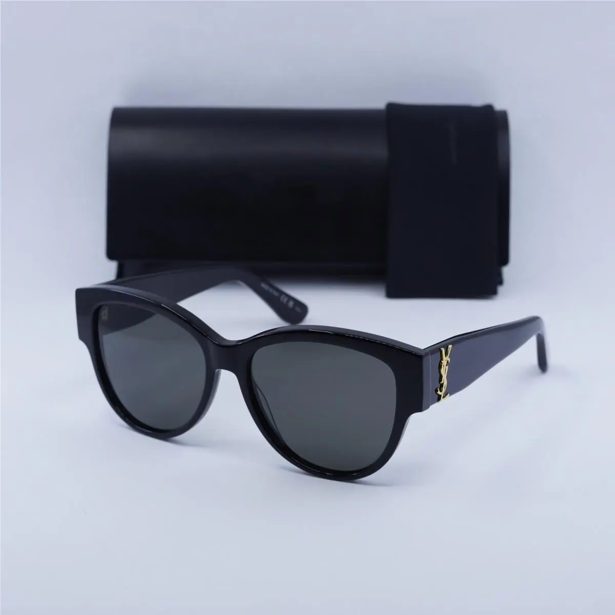 Saint Laurent SLM3 002 Black/grey 55-16-140 Sunglasses by Yves Saint Laurent