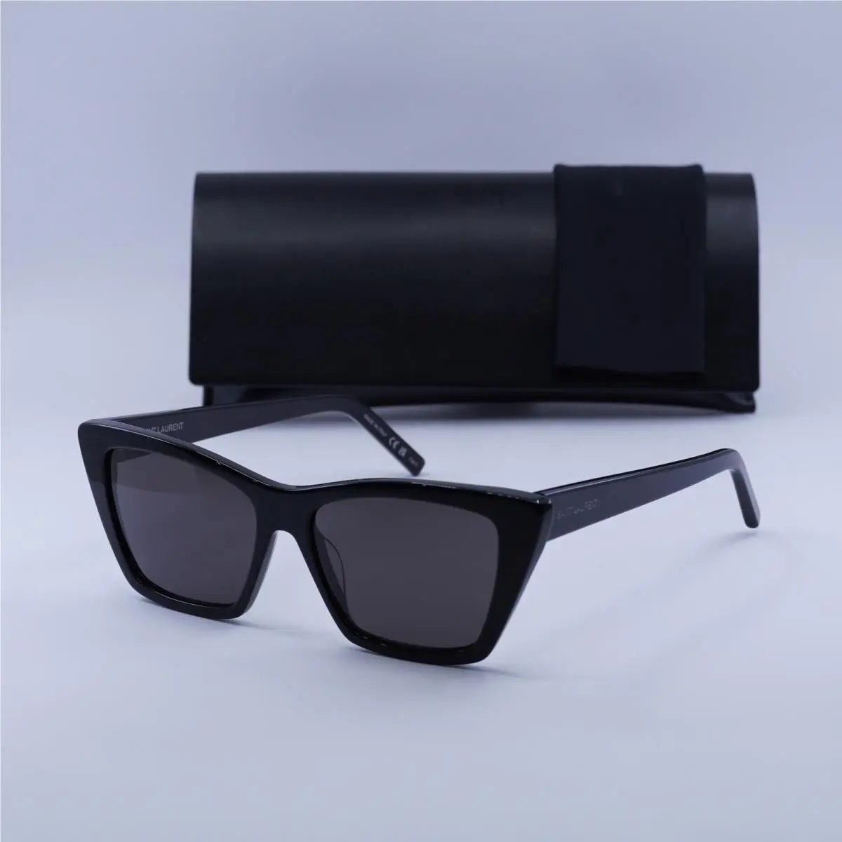 Saint Laurent SL 276 Mica 032 Shiny Black/grey 53-16-145 Sunglasses by Yves Saint Laurent