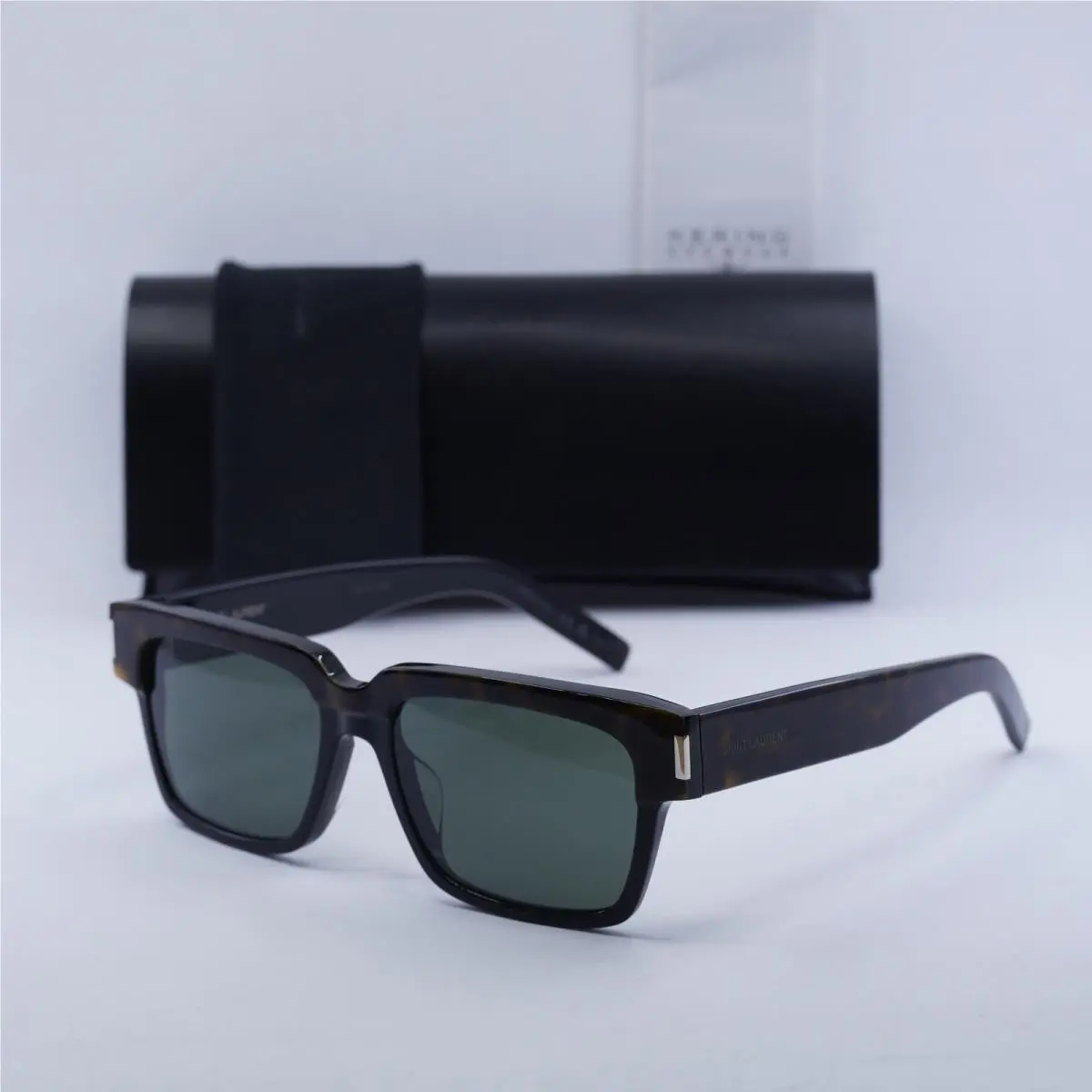 Saint Laurent SL732 003 Dark Havana/grey 55-17-145 Sunglasses by Yves Saint Laurent