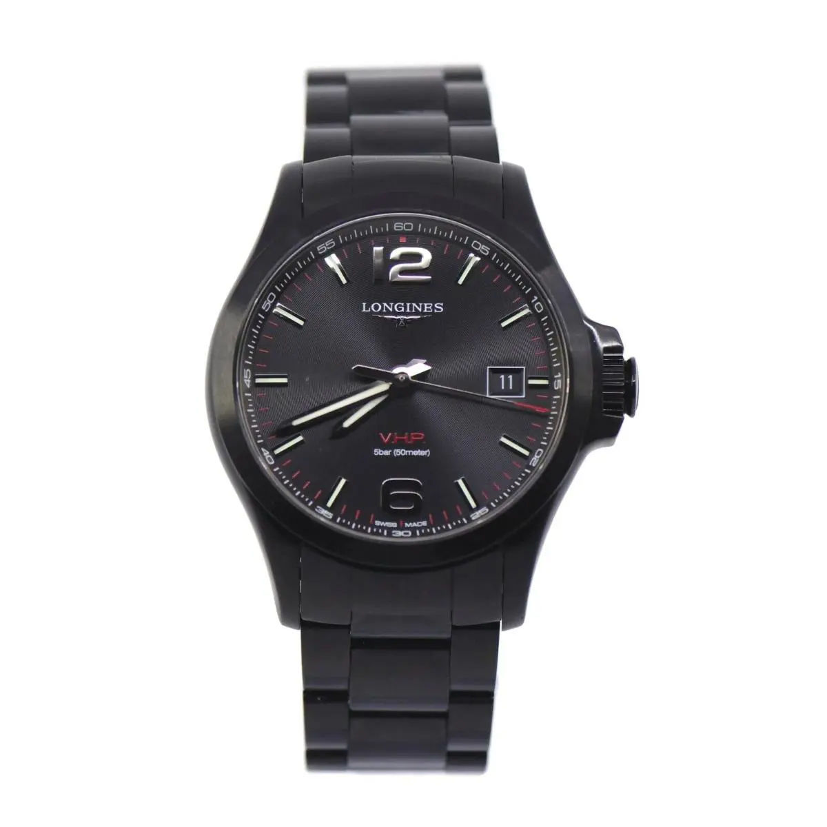 Longines Conquest Pvd Vhp Stainless Steel Watch L3.726.4.56.6