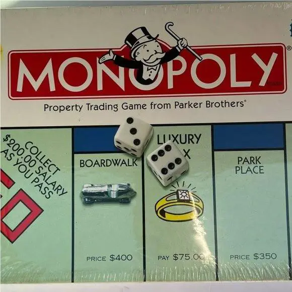 Vintage Monopoly Family Game Night Winning Token 1999 Board Game