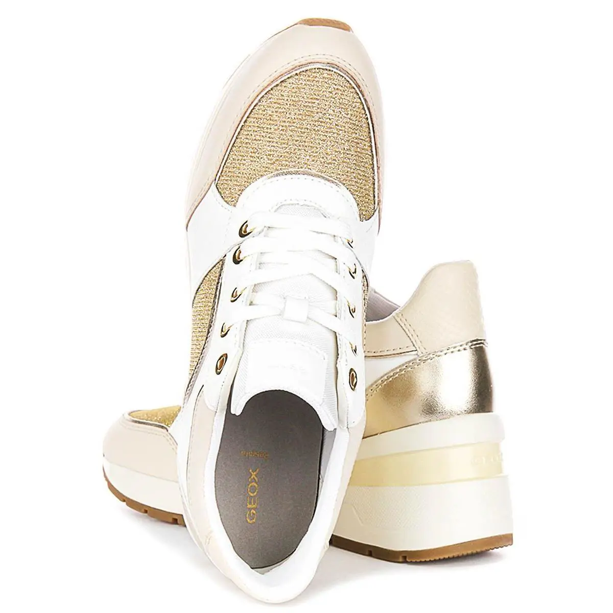 Geox shoes - WHITE GOLD 2