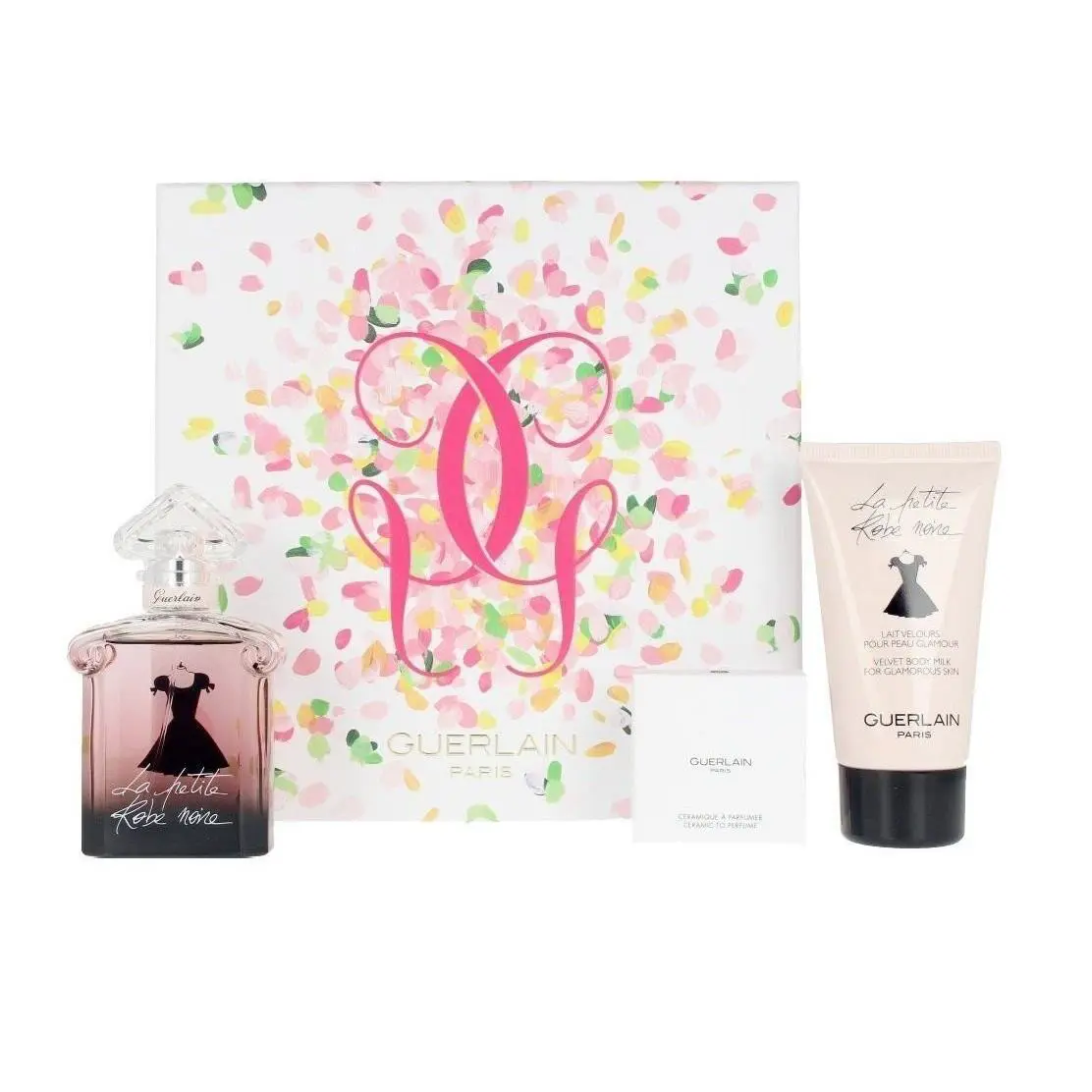 Guerlain La Petite Robe Noire 1.7 Edp + 2.5 Lotion+ Ceramic to Perfume Set
