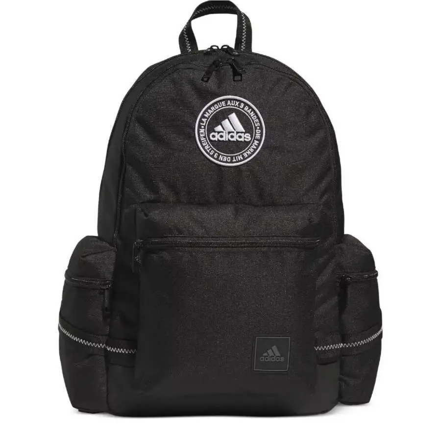 Adidas City Icon Unisex Osfa 17 Backpack Laptop Black White Wipe Clean