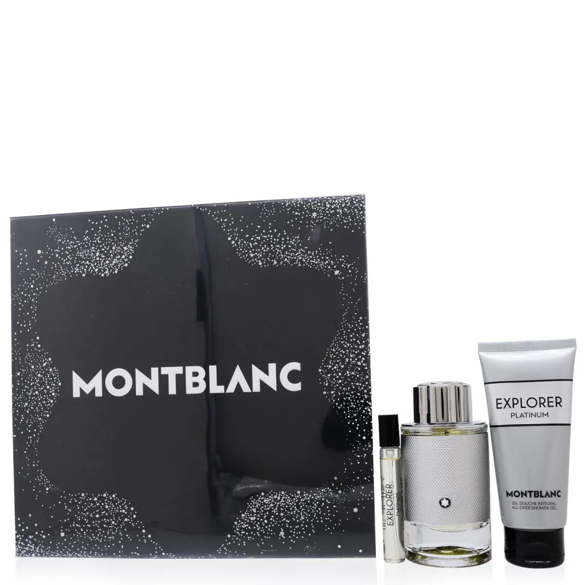 Montblanc Mont Blanc Explorer Platinum 3pc Gift Set For Men