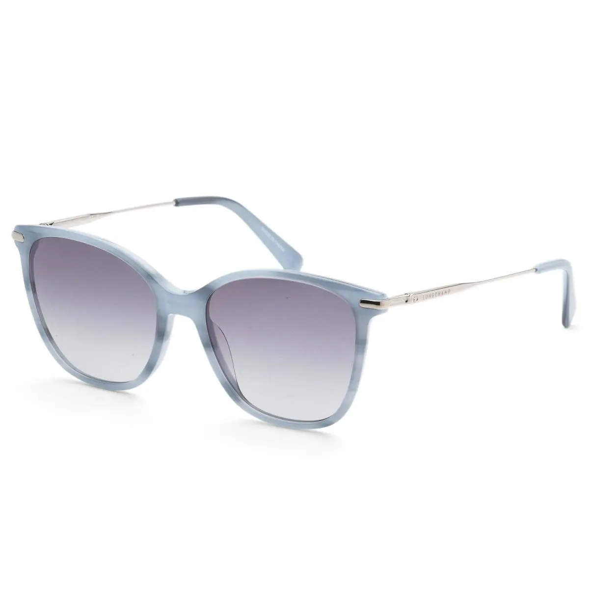 Longchamp Women`s Fashion 54 mm Marble Blue Sunglasses LO660S-421