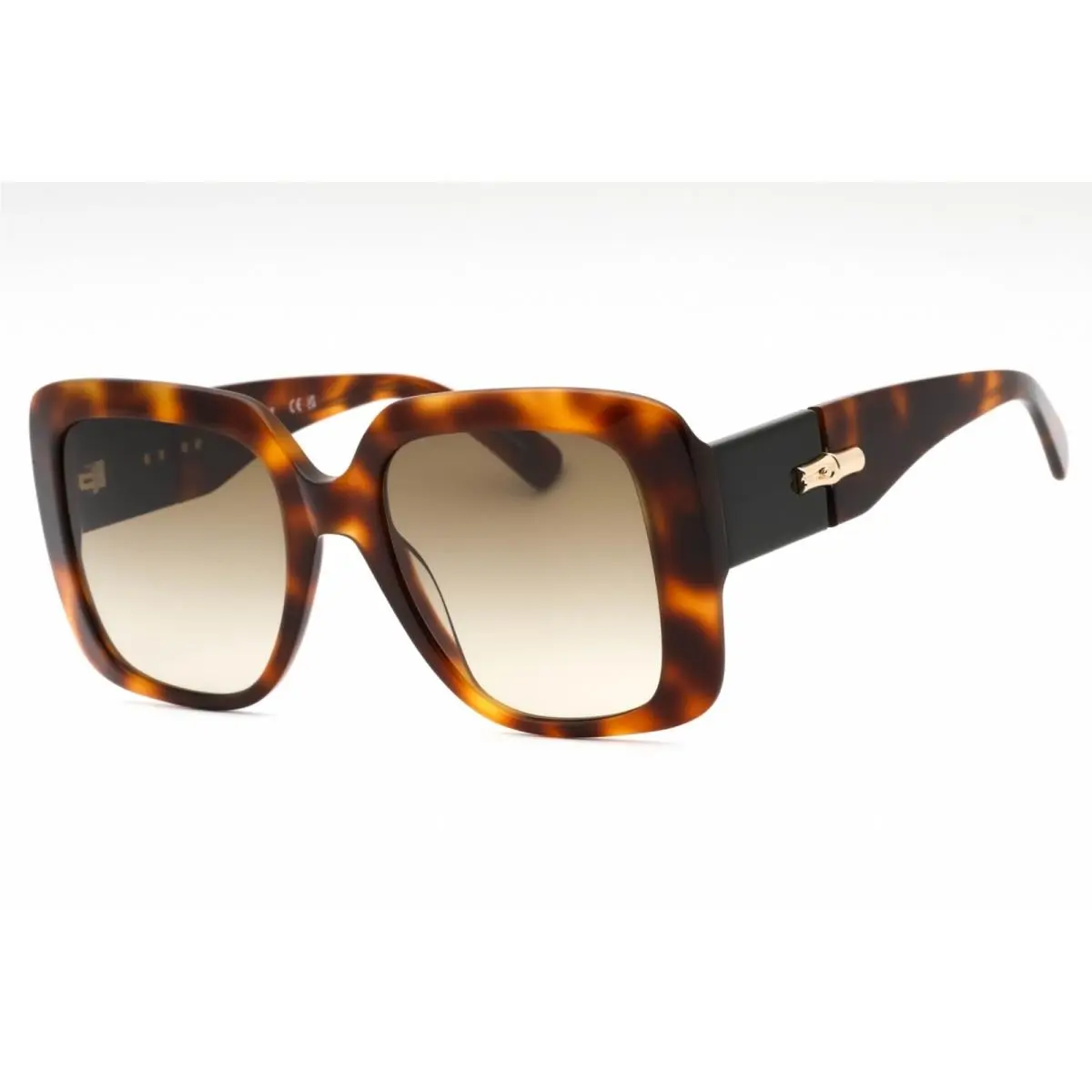 Longchamp Women`s Sunglasses Square Havana Acetate Full Rim Frame LO713S 230