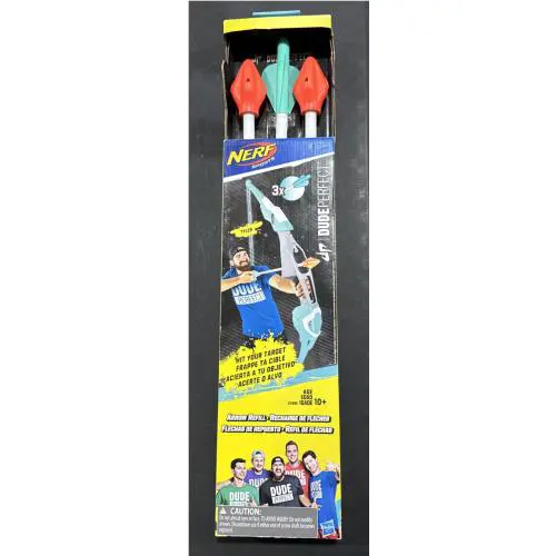 Nerf Sports Dude Perfect Signature Arrow Refill For Bow Not Included